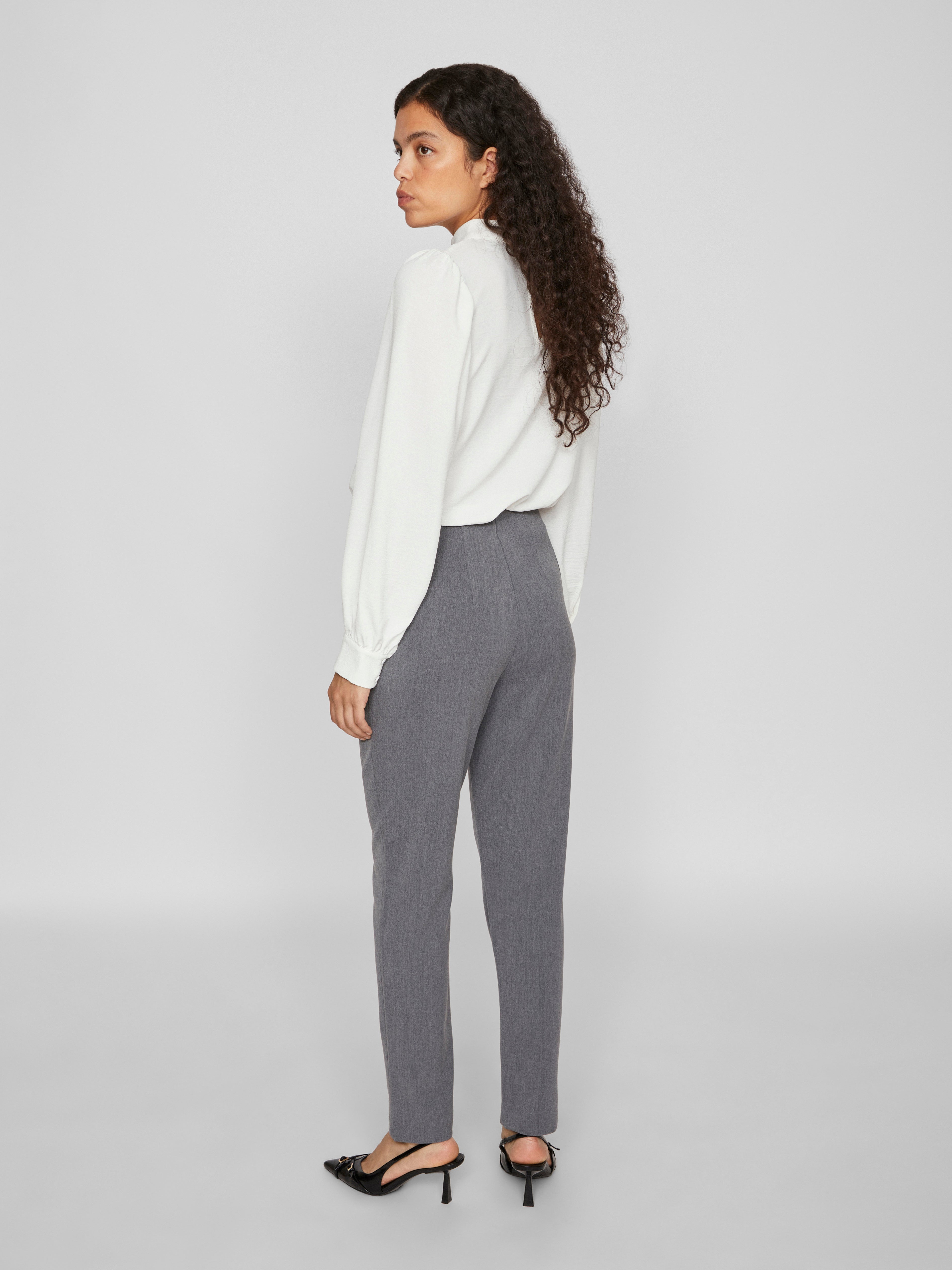 Vivarone HW bukser - Medium Grey Melange